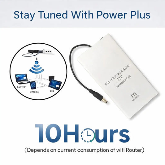 20000mAh WiFi Router Power Bank with 8 Hours Backup